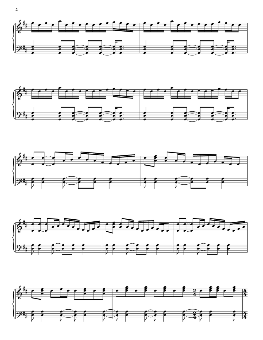 Hoedown Hoedown Acoustic Guitar scores gallery preview page 4