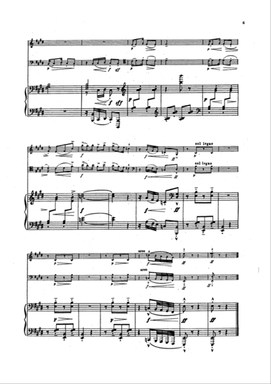 Golliwogs Cakewalk Piano Trio scores gallery preview page 6