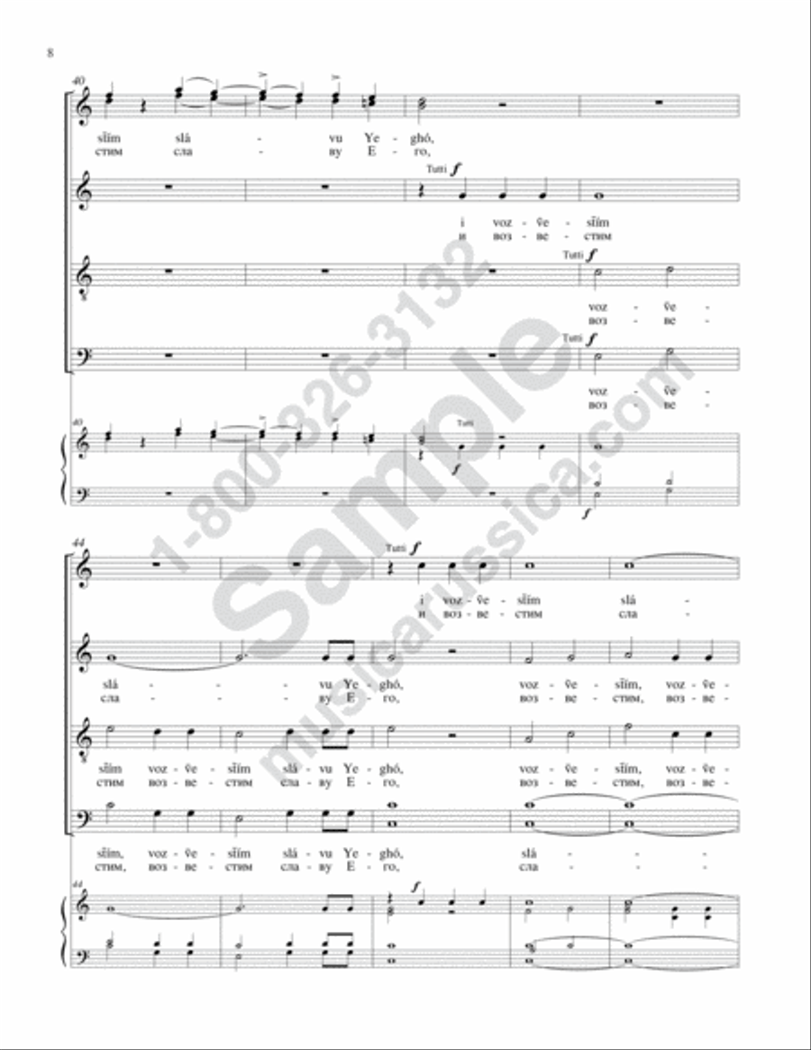 This Is the Day (Concerto No. 9) 4-Part scores gallery preview page 7
