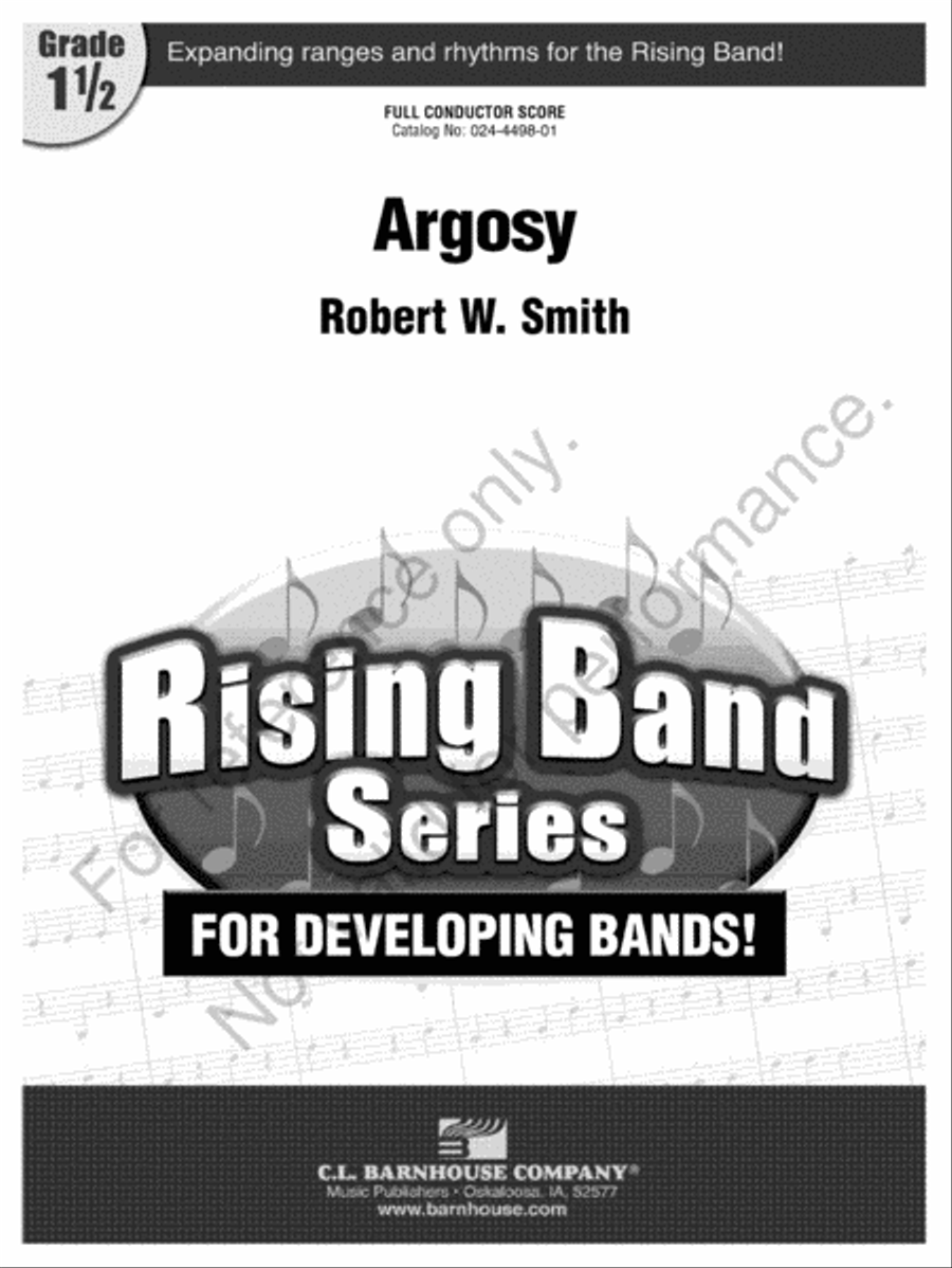 Argosy Concert Band scores gallery preview page 2