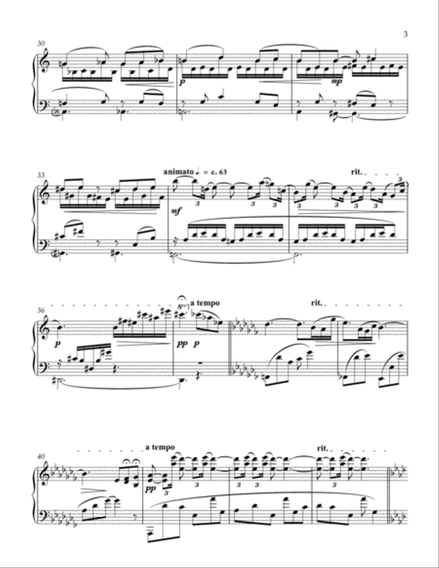 San Jose Nocturnes Piano Solo scores gallery preview page 5