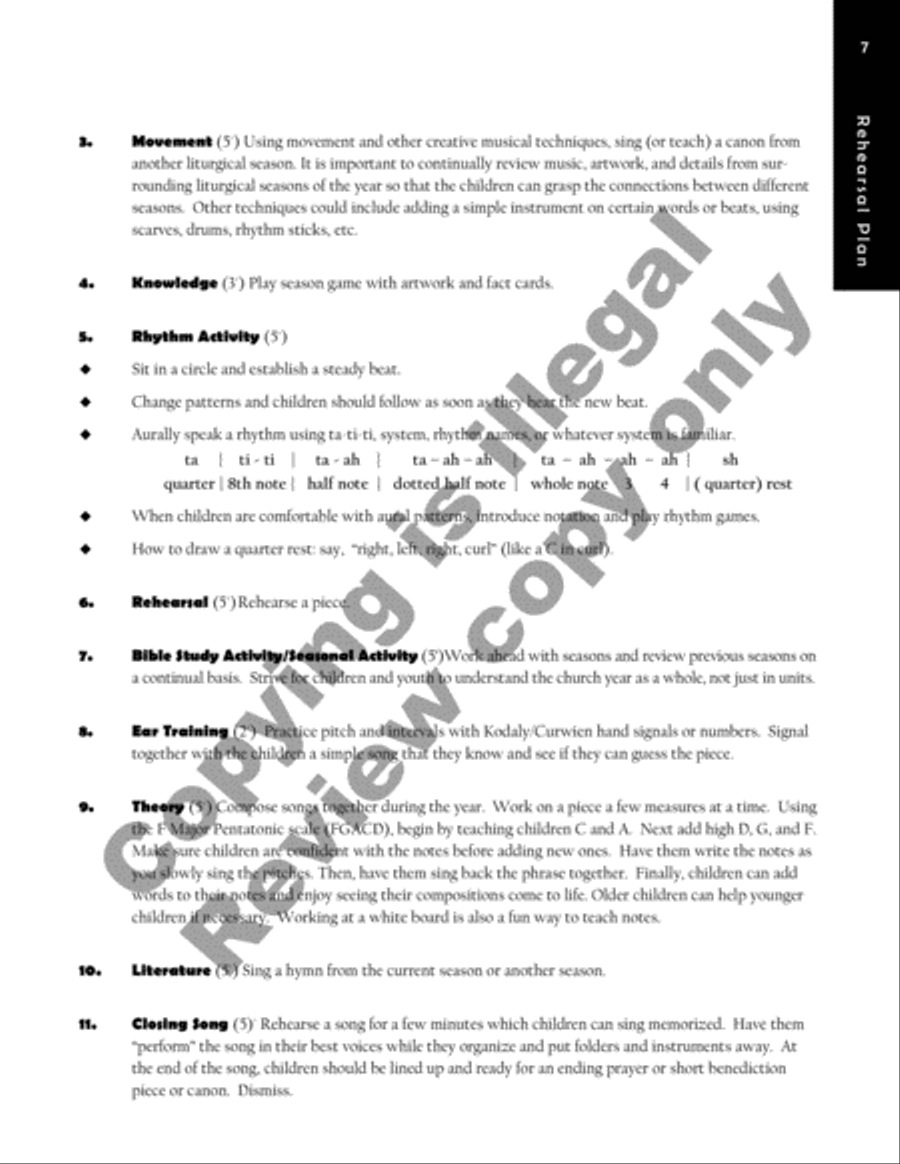 Singing Through the Church Year Children's Choir scores gallery preview page 7