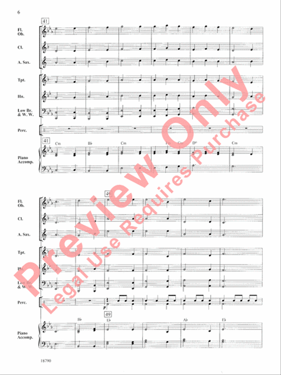 Christmas Fun Concert Band scores gallery preview page 7