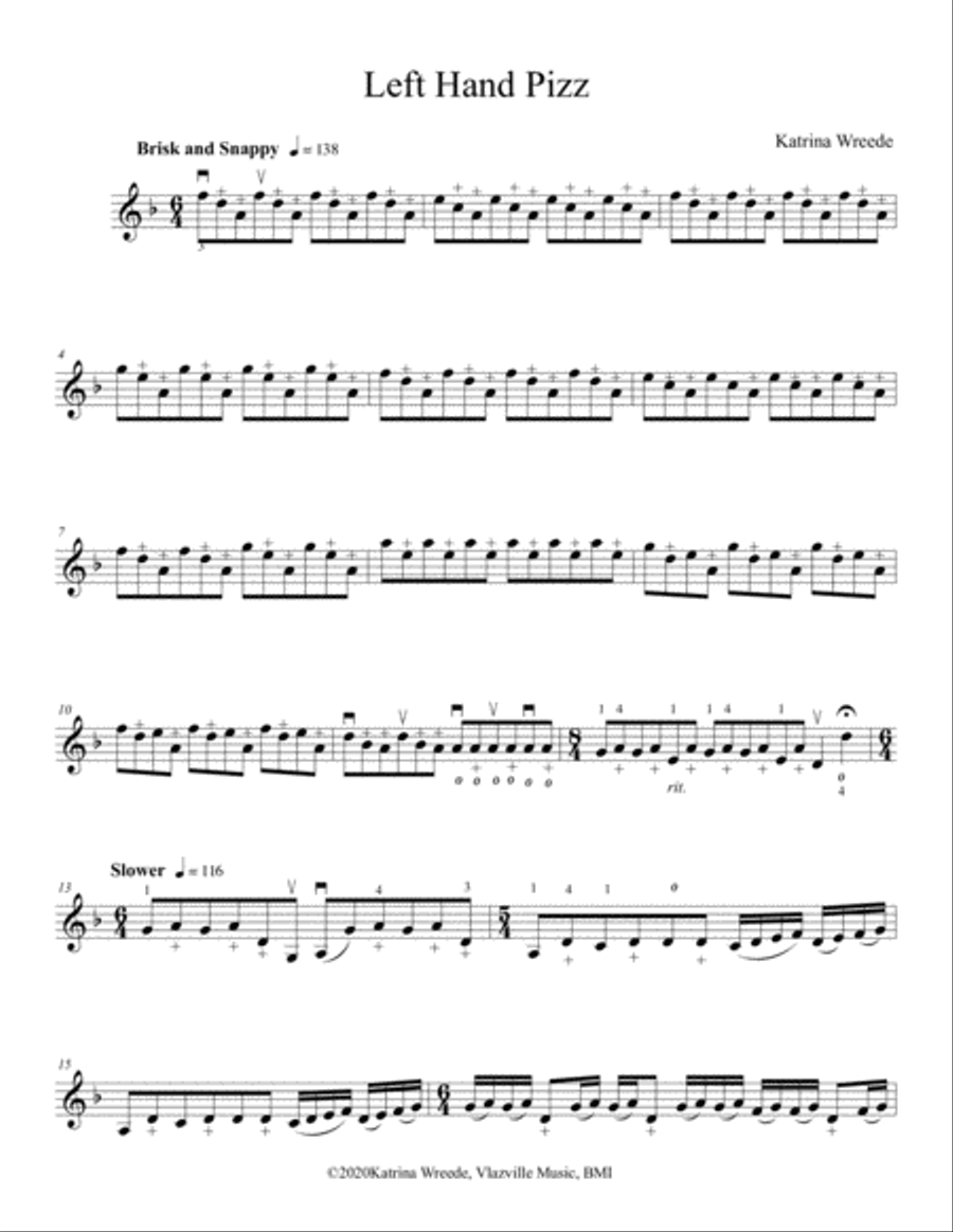 7 Concert Etudes for Solo Viola Viola Solo scores gallery preview page 6