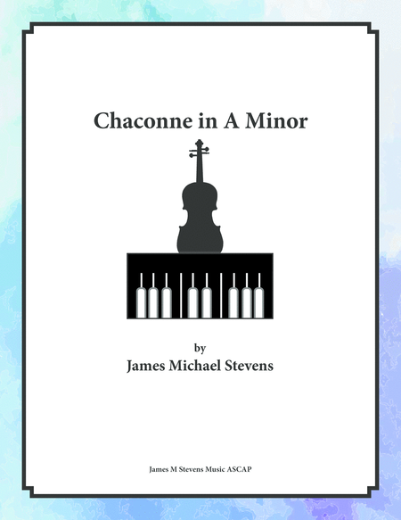Chaconne in A Minor - Violin & Piano image number null
