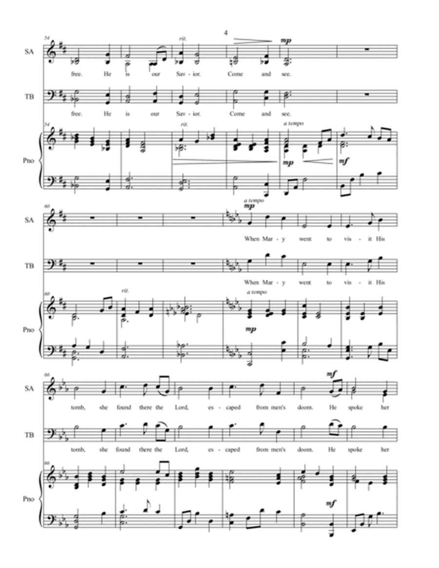 Come and See, sacred music for SATB Choir image number null