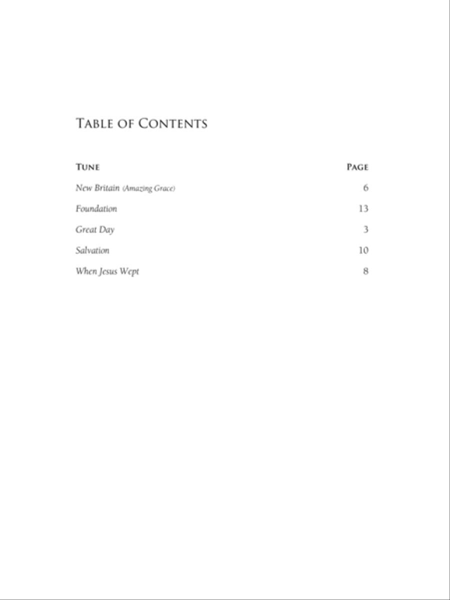 Five Postludes on American Hymntunes Organ scores gallery preview page 2