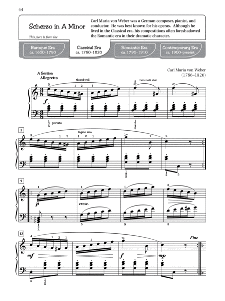 Pathways to Artistry -- Masterworks, Book 3 Piano Method scores gallery preview page 10
