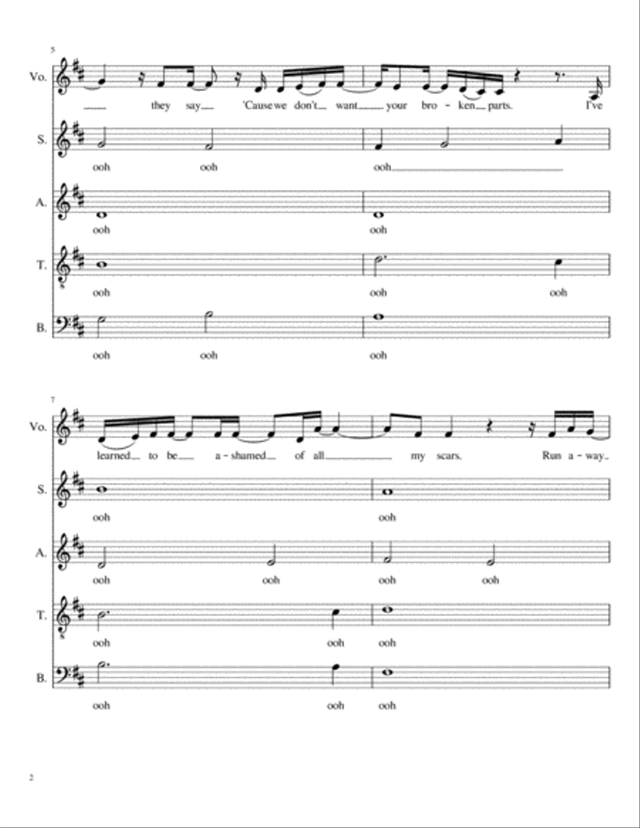 This Is Me This Is Me 4-Part scores gallery preview page 2