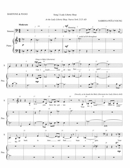 Libertaria Song Cycle for Soprano, Baritone, and Piano