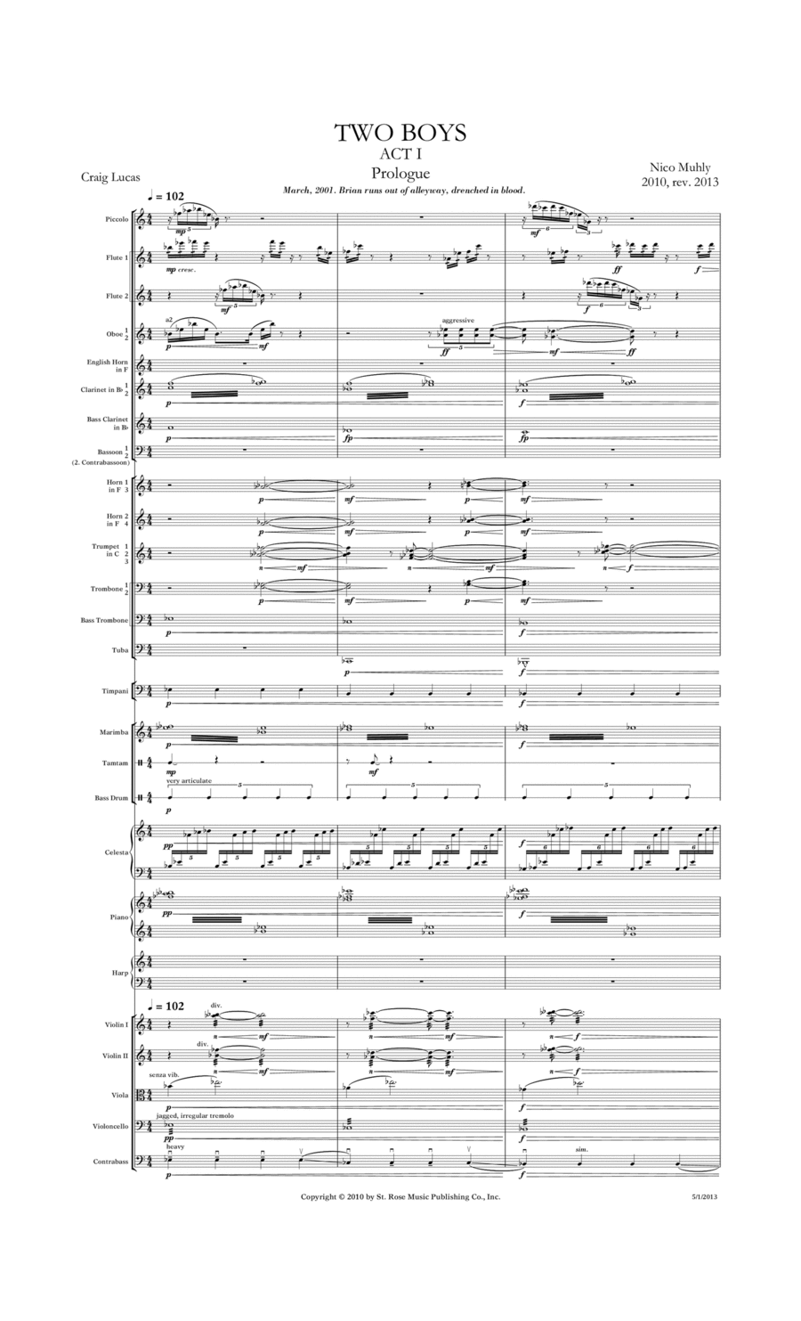 Two Boys - Score Orchestra scores gallery preview page 1