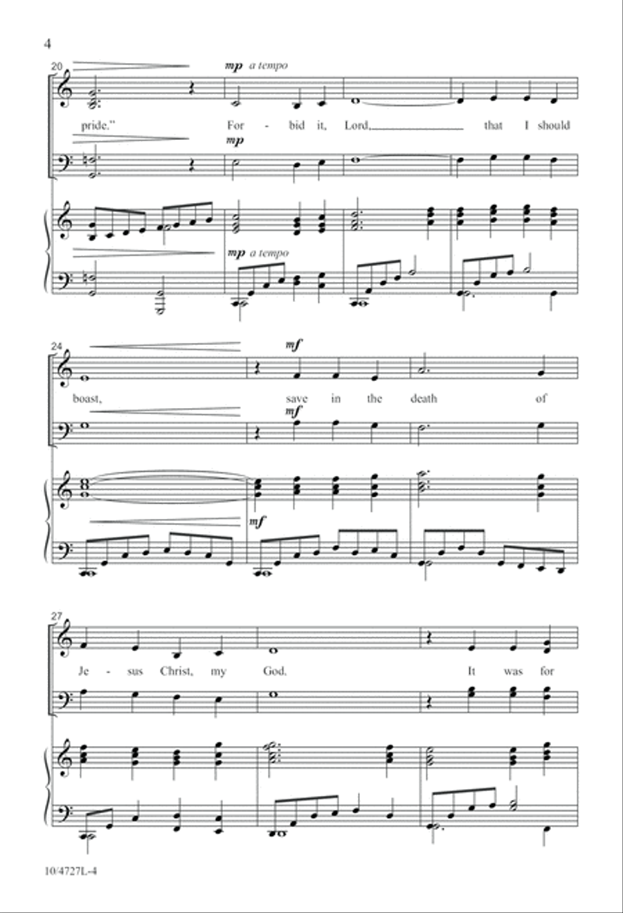 It Was for Love! It Was for Love! 4-Part scores gallery preview page 4