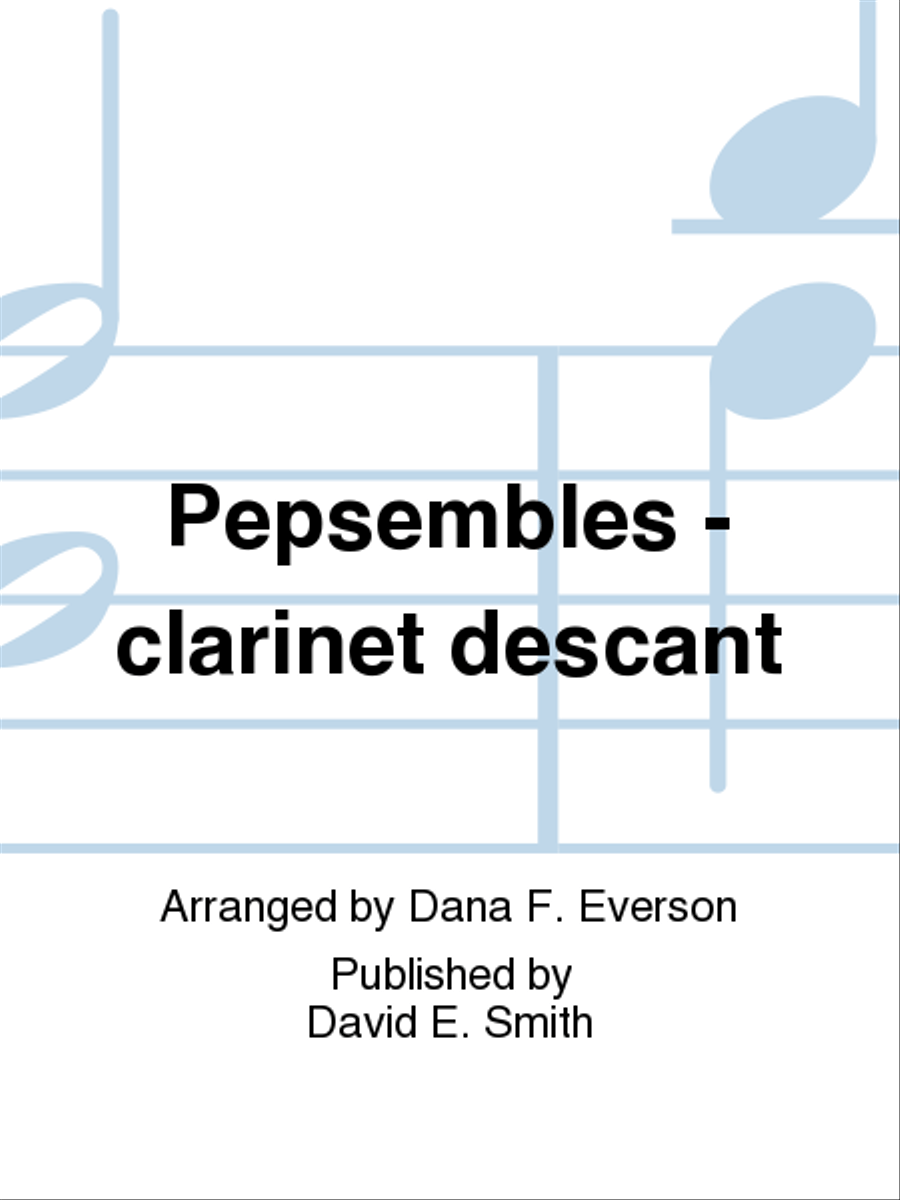 Pepsembles- Clarinet descant Pep Band scores gallery preview page 1