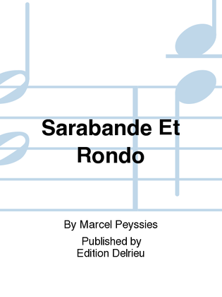 Book cover for Sarabande Et Rondo