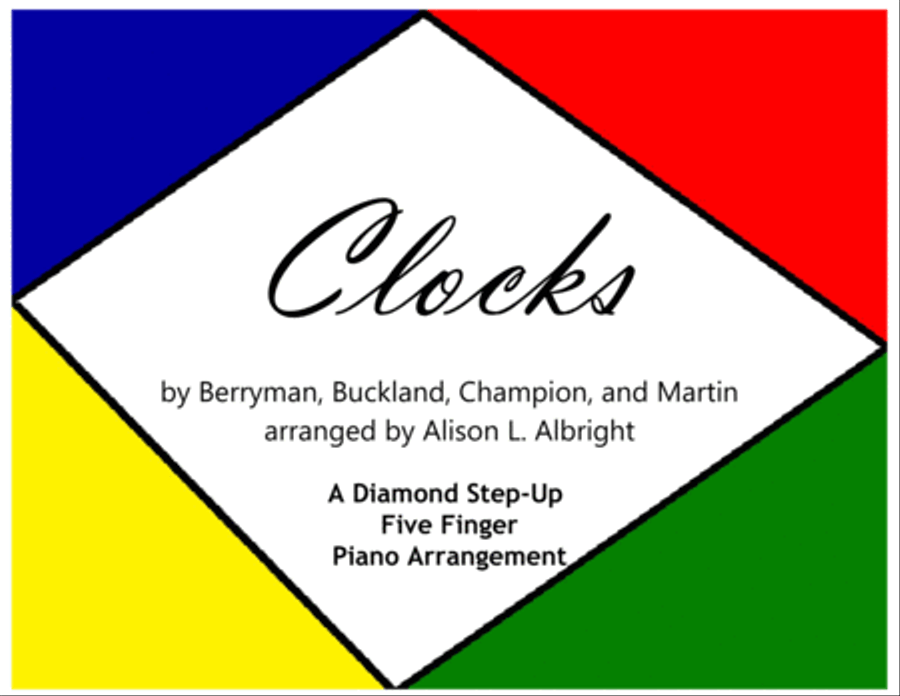 Clocks Easy Piano scores gallery preview page 1