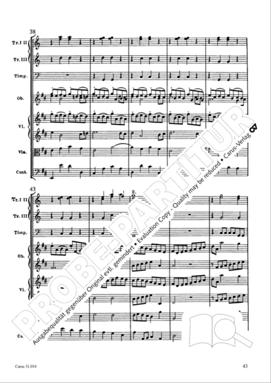 O fire everlasting (O ewiges Feuer, o Ursprung der Liebe) ATB scores gallery preview page 58
