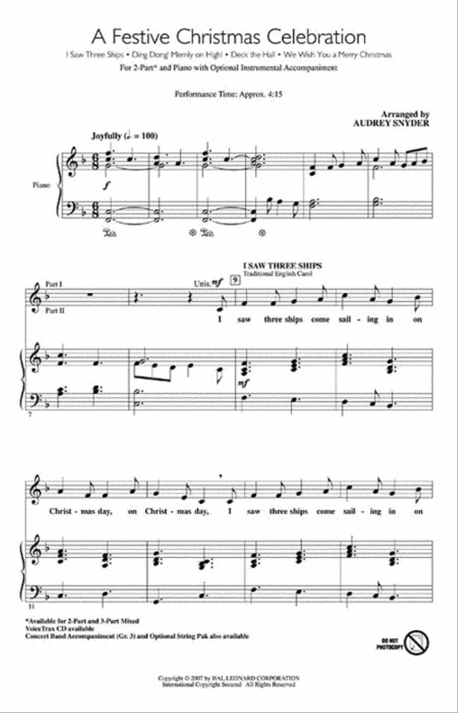 A Festive Christmas Celebration 2-Part scores gallery preview page 2