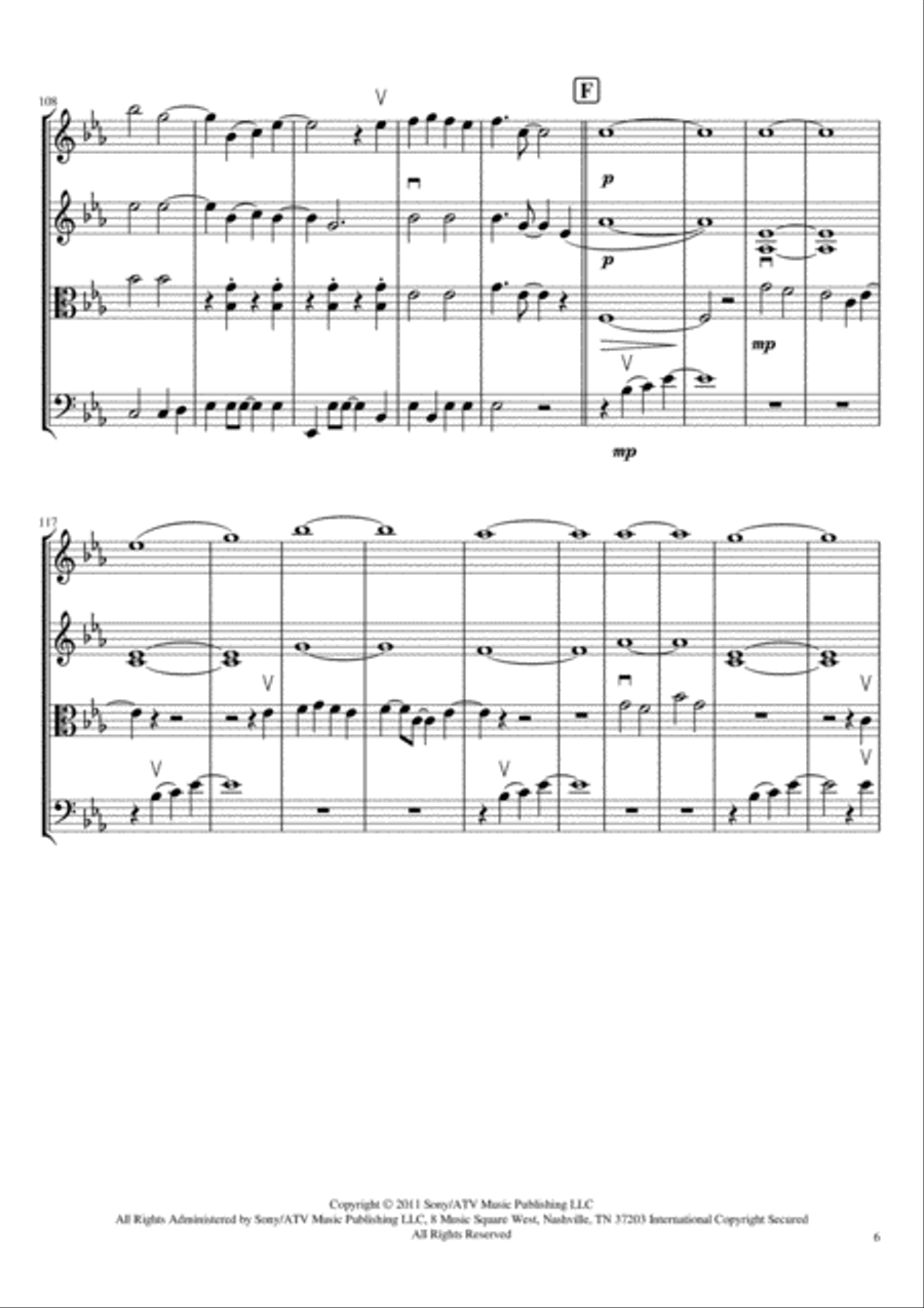Mountain Sound Mountain Sound String Quartet scores gallery preview page 6