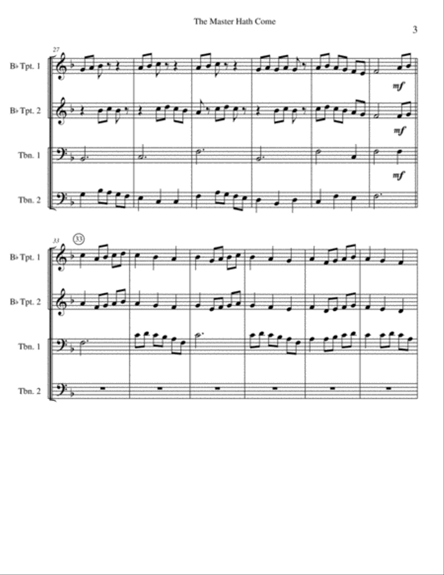 The Ash Grove Brass Ensemble scores gallery preview page 3