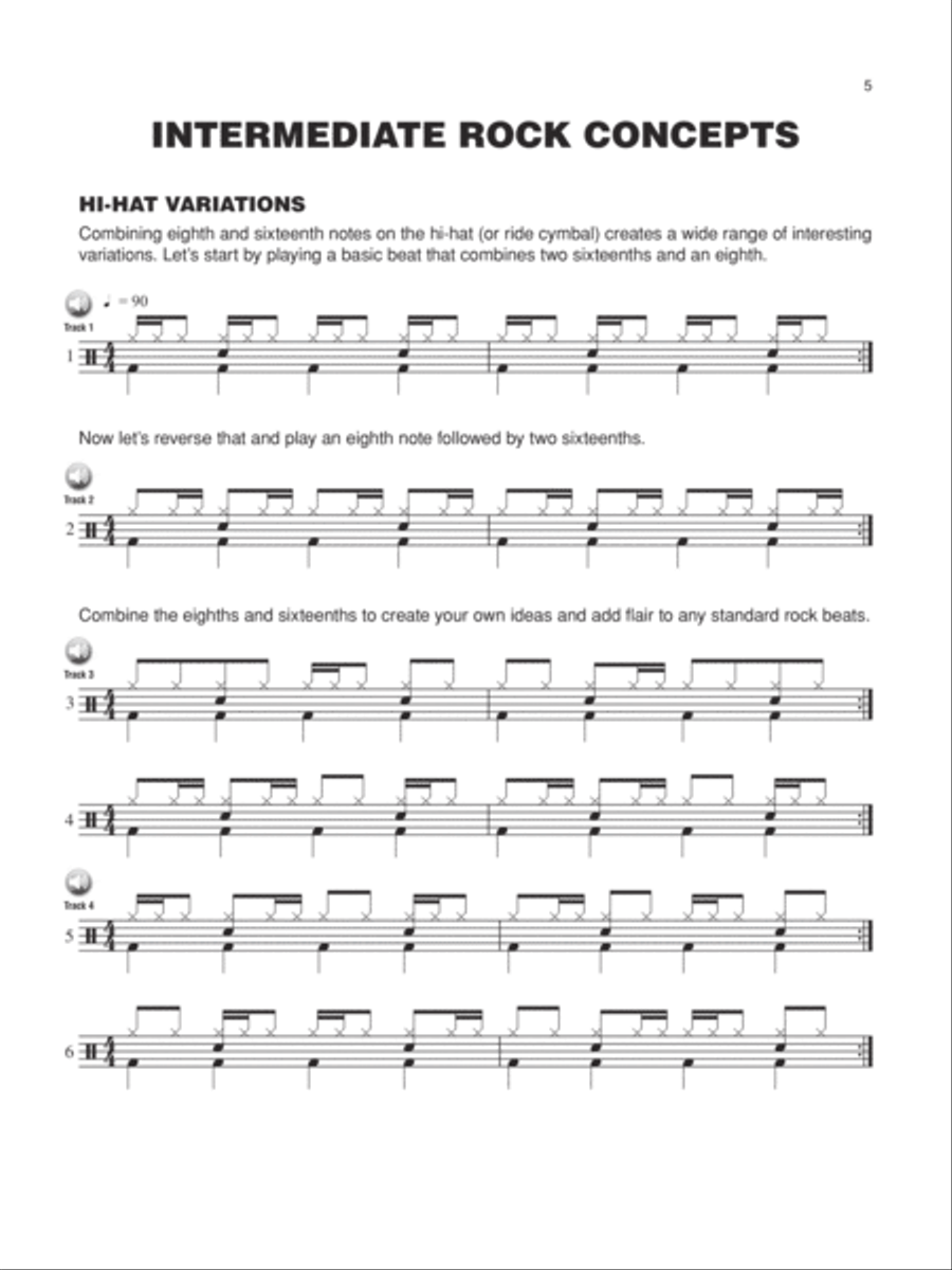 Alfred's Drumset Method, Book 2 Percussion scores gallery preview page 4