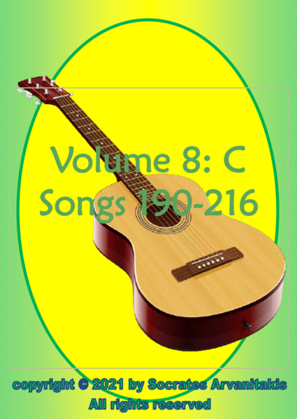 Folk Songs For Classical Guitar - Volume 8 (Songs 190-216) image number null