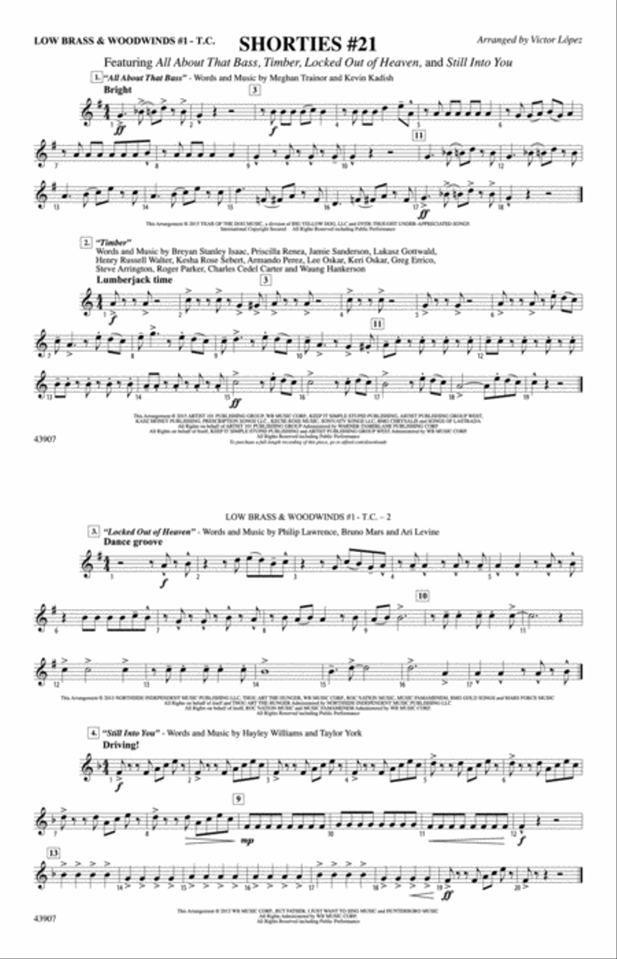 Shorties #21: Low Brass & Woodwinds #1 - Treble Clef