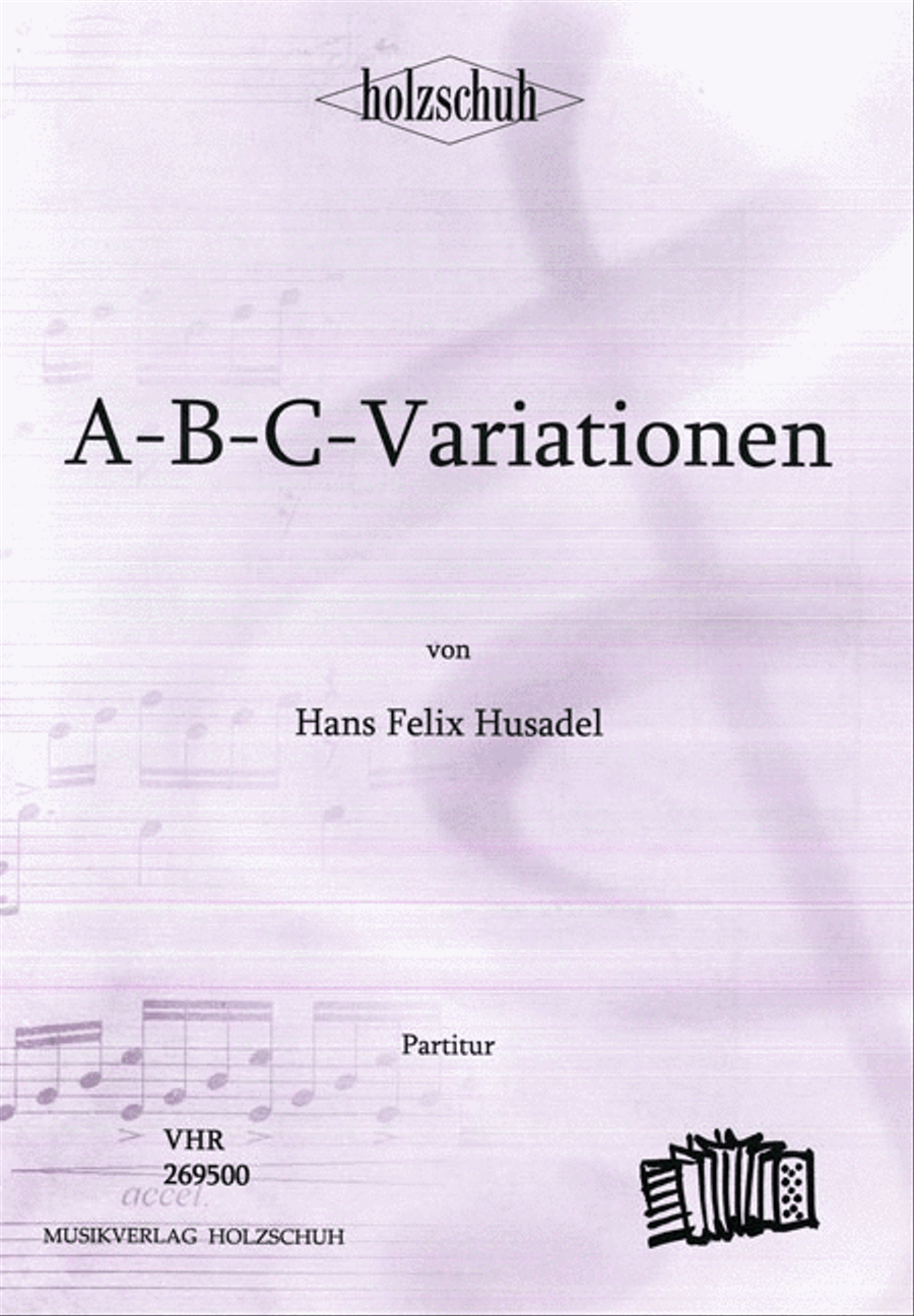 A-B-C Variationen Accordion Orchestra scores gallery preview page 1