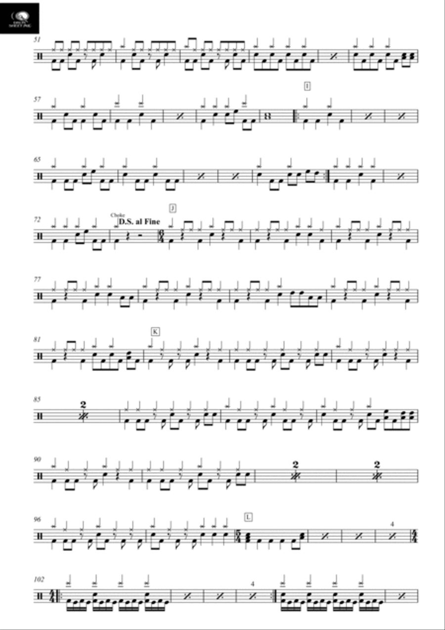 A Little Piece Of Heaven Drum Set scores gallery preview page 2