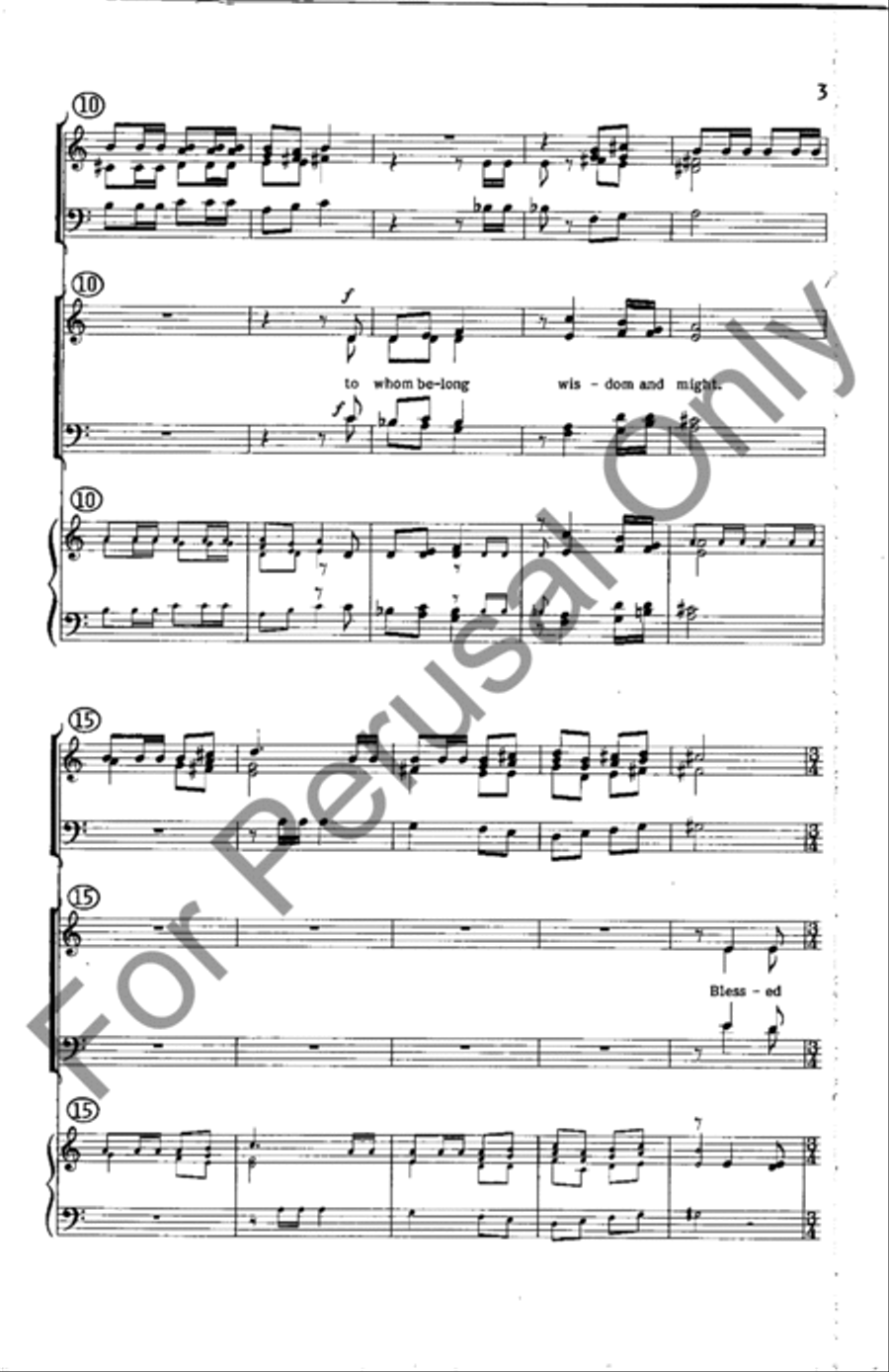 Prayer Of Daniel 4-Part scores gallery preview page 3