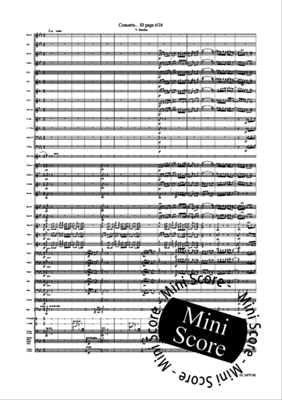 Concerto for Trumpet part 4 and 5 Concert Band scores gallery preview page 10