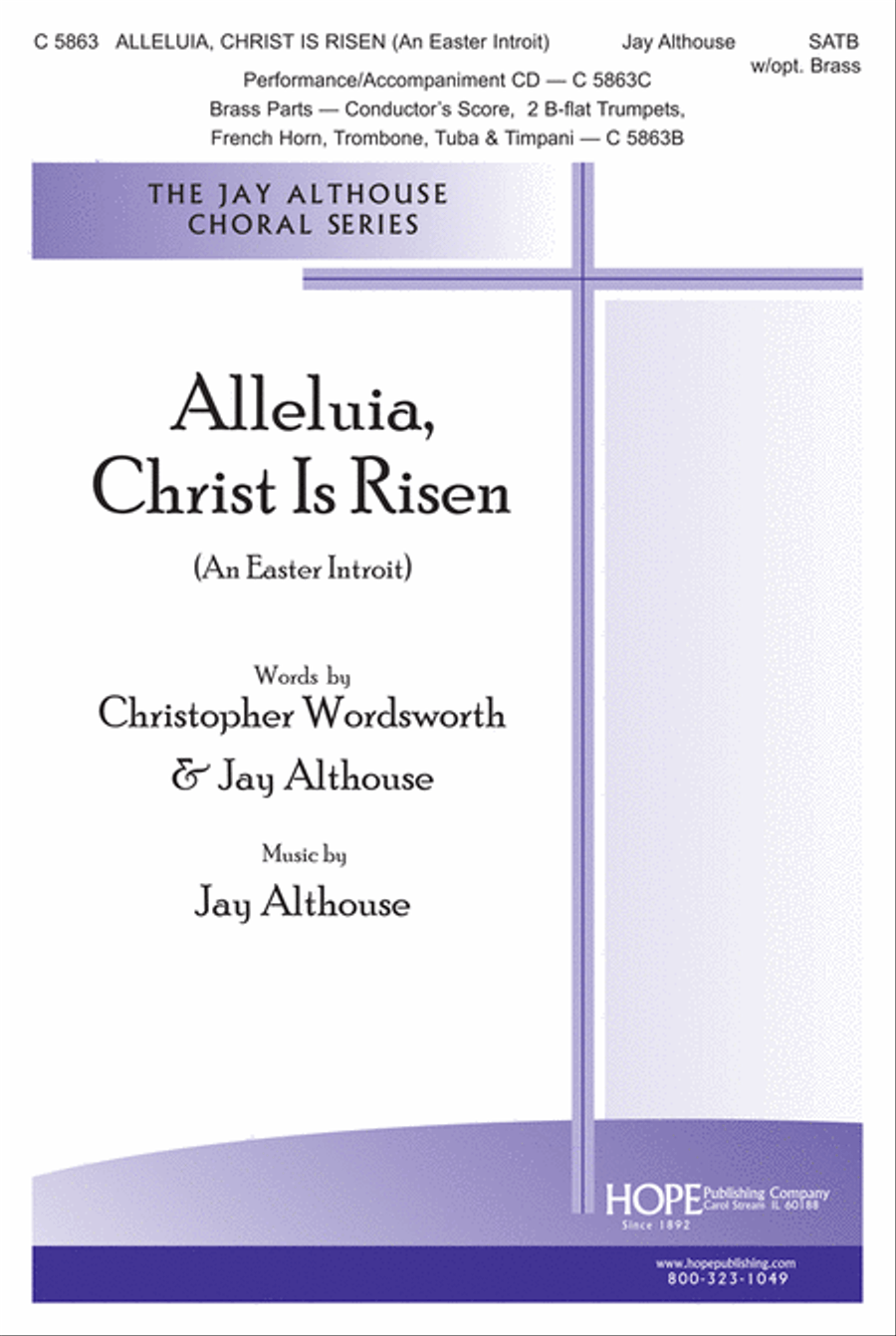 Alleluia, Christ Is Risen (An Easter Introit) 4-Part scores gallery preview page 1