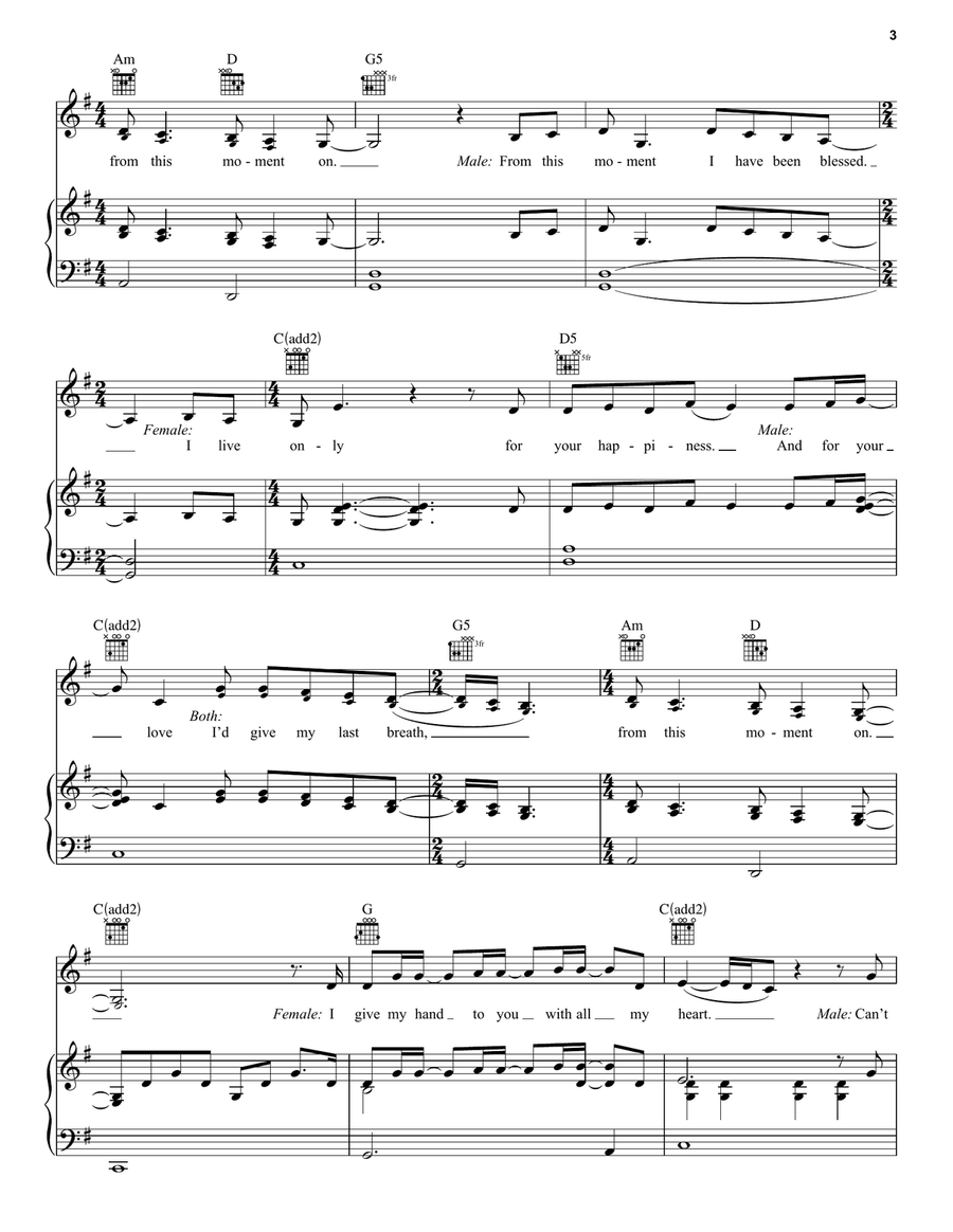 From This Moment On Acoustic Guitar scores gallery preview page 3