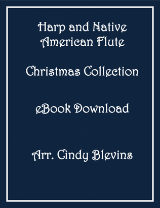 Book cover for Harp and Native American Flute, Christmas Collection (14 arrangements)