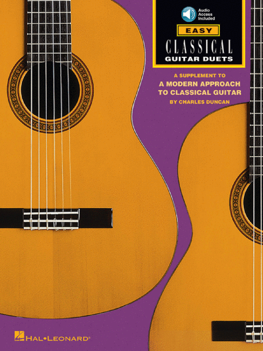 Easy Classical Guitar Duets Acoustic Guitar scores gallery preview page 1