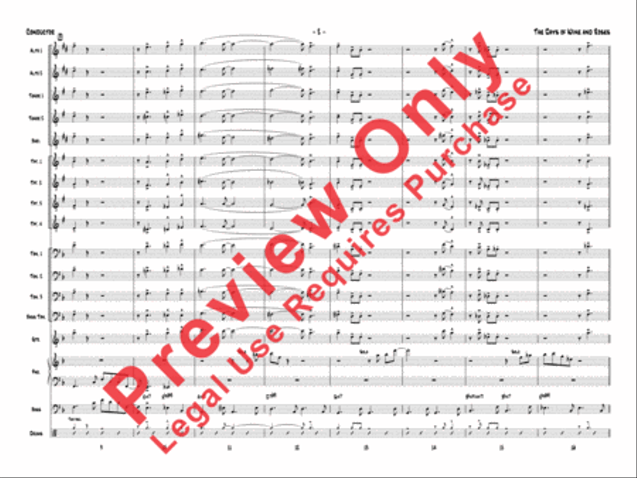 The Days of Wine and Roses Jazz Ensemble scores gallery preview page 21
