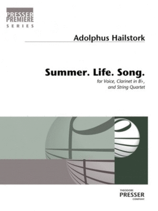 Book cover for Summer. Life. Song