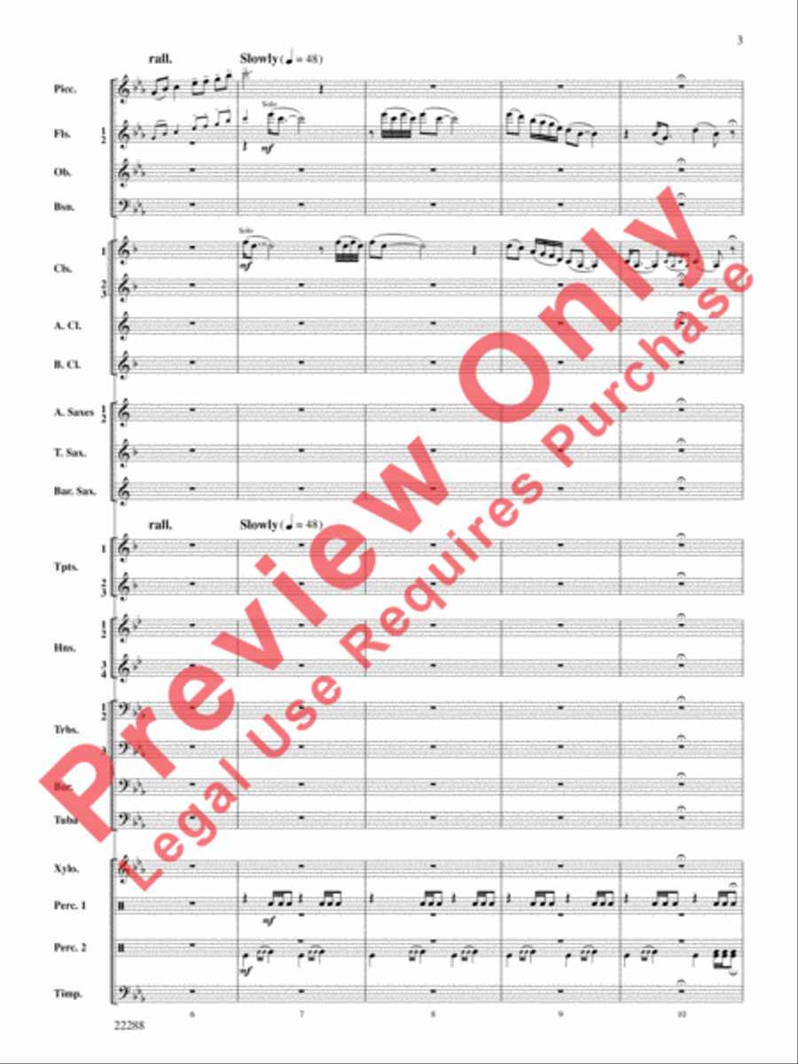 Mandjiani Concert Band scores gallery preview page 4