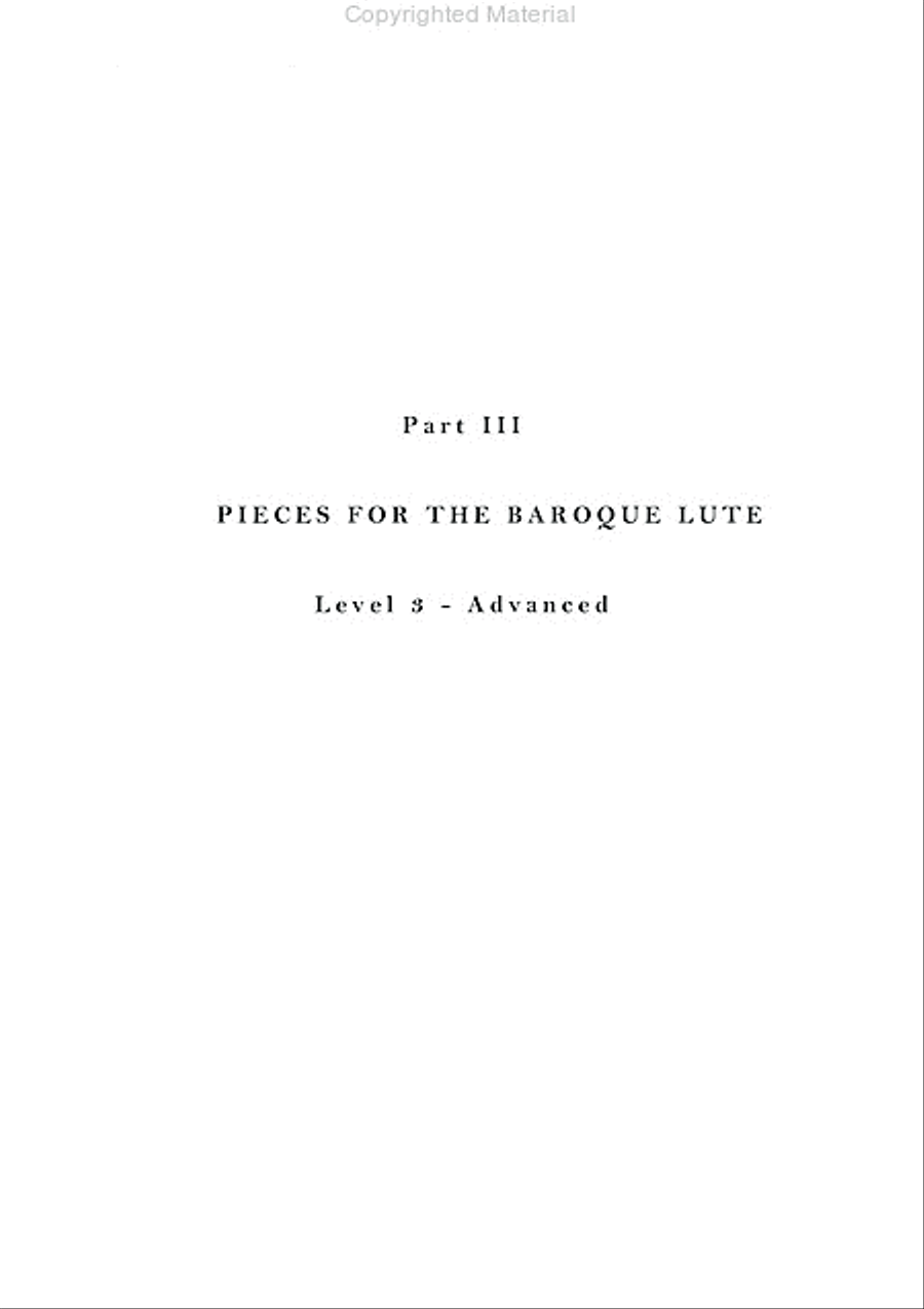 Method for the Baroque Lute. A practical guide for beginning and advanced lutenists Lute scores gallery preview page 15