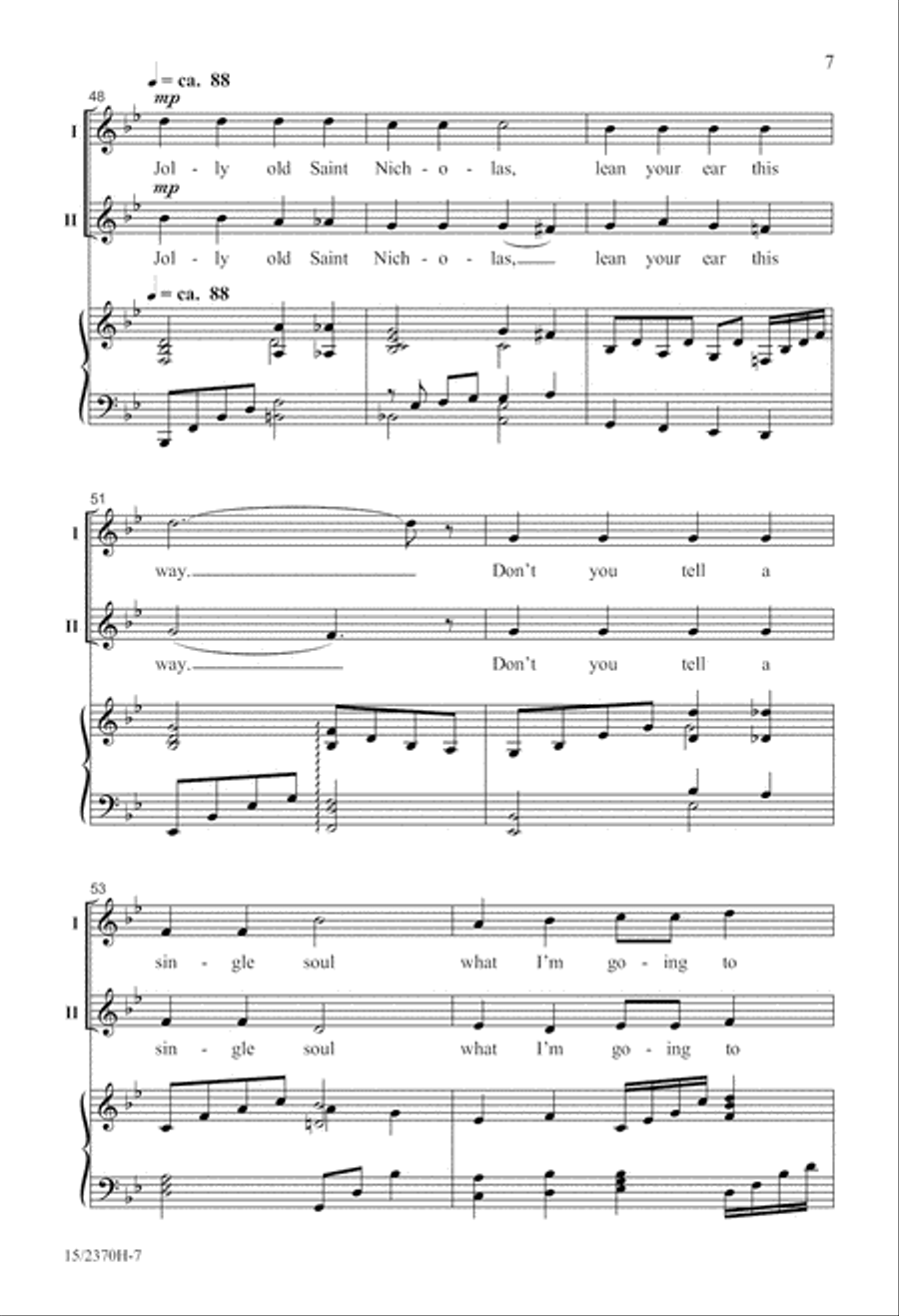 A Family Christmas Spectacular 2-Part scores gallery preview page 8