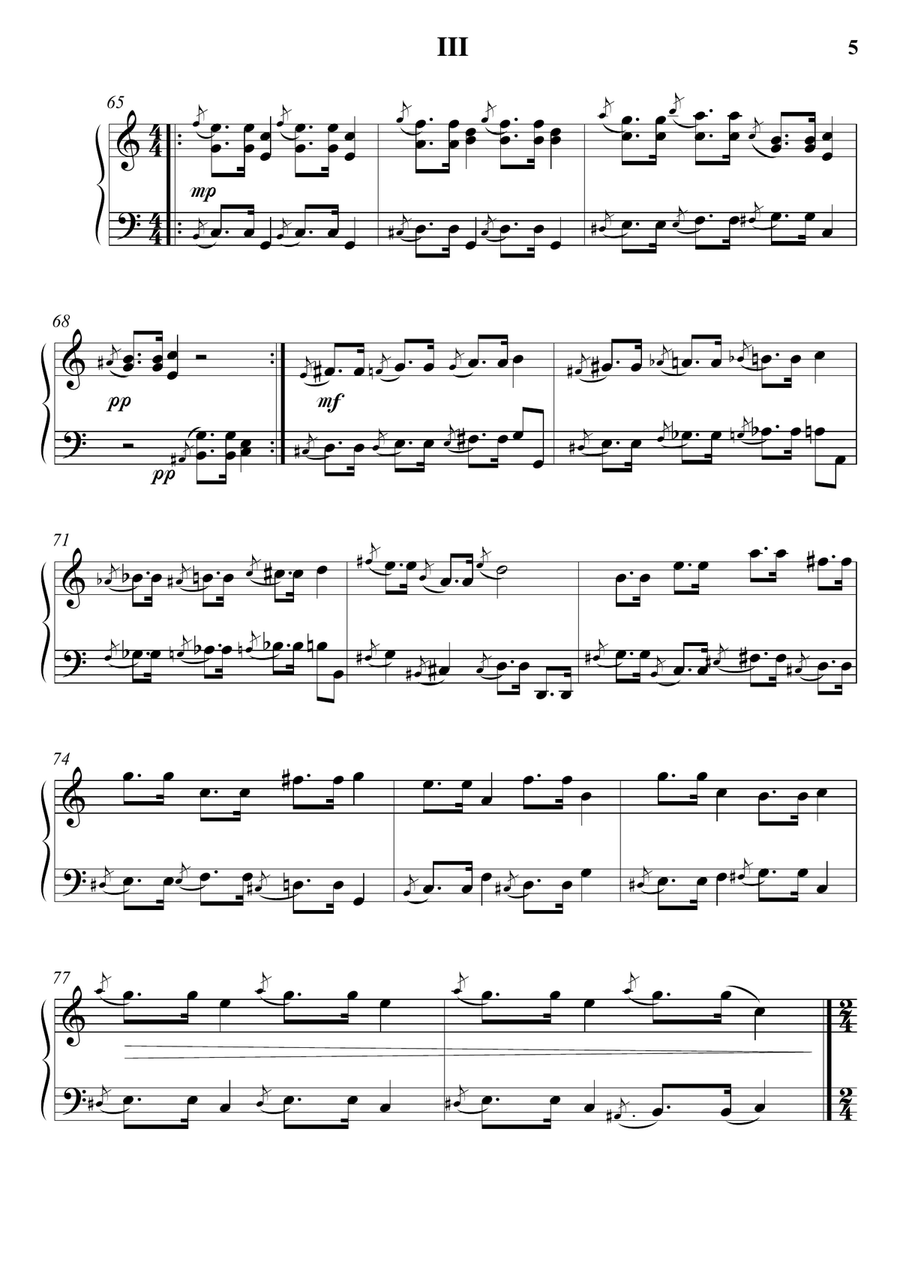 Study-Variations for Piano Piano Method scores gallery preview page 4