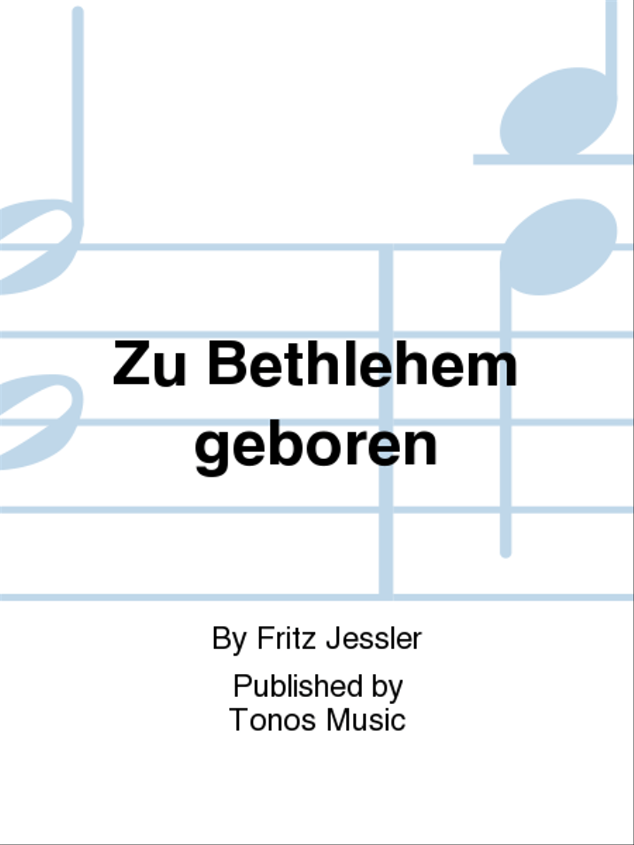 Zu Bethlehem geboren 3-Part scores gallery preview page 1
