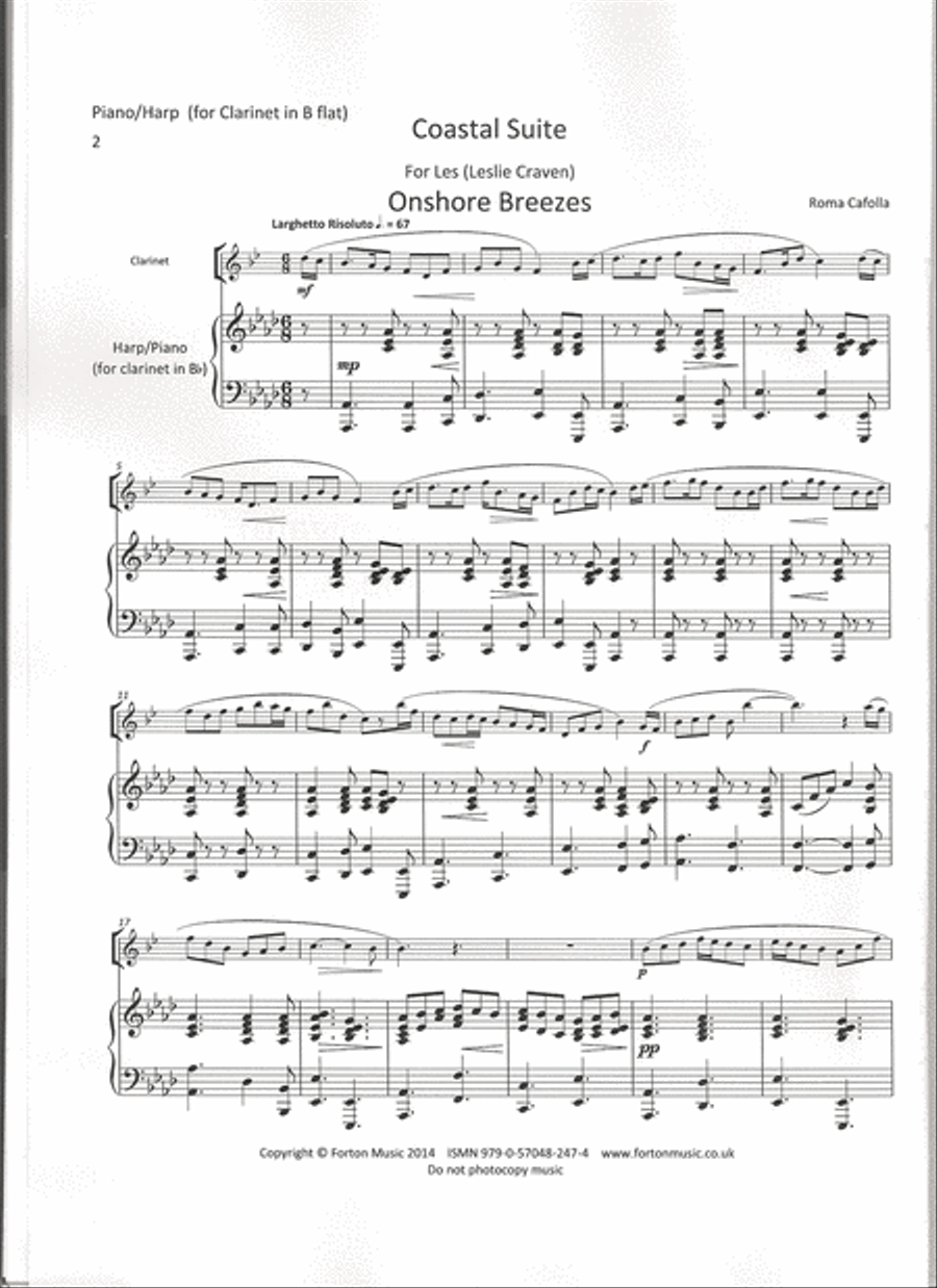 Coastal Suite Flute scores gallery preview page 2
