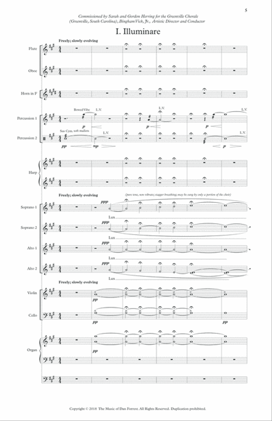LUX Full Score (Chamber Ensemble Version) Score scores gallery preview page 6