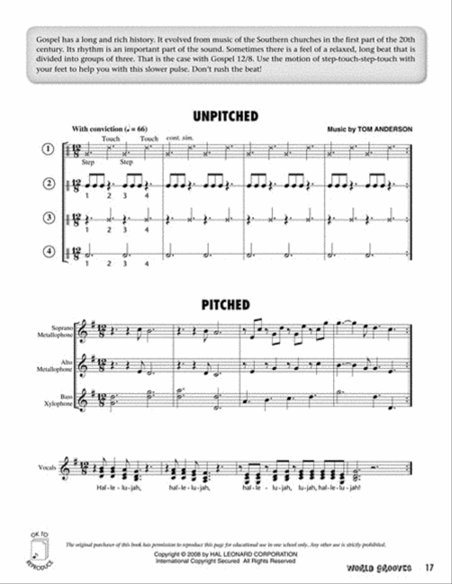 World Grooves Choir scores gallery preview page 6