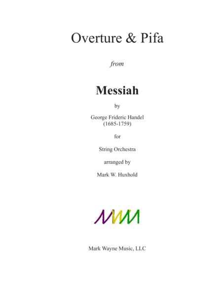 Messiah: Overture & Pifa (pastorale) image number null