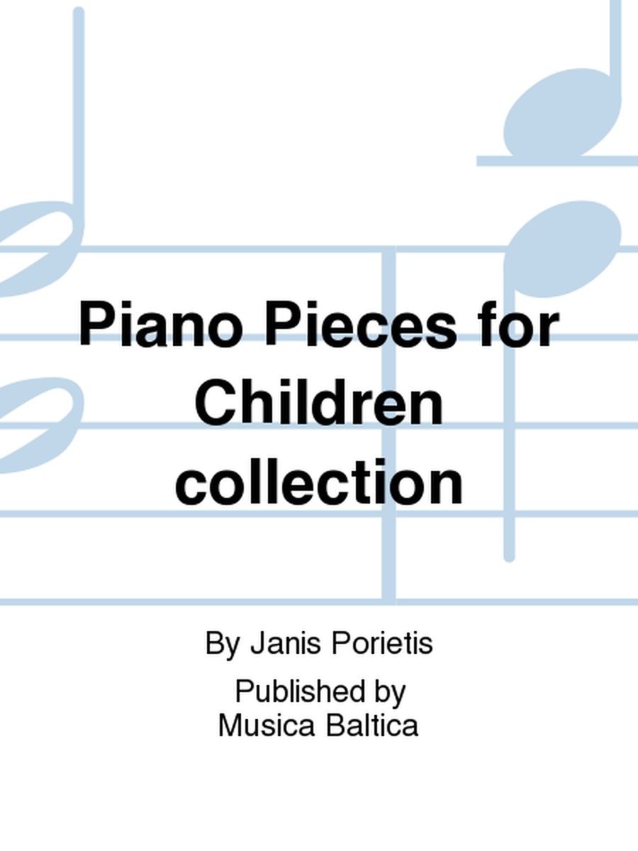 Piano Pieces for Children collection