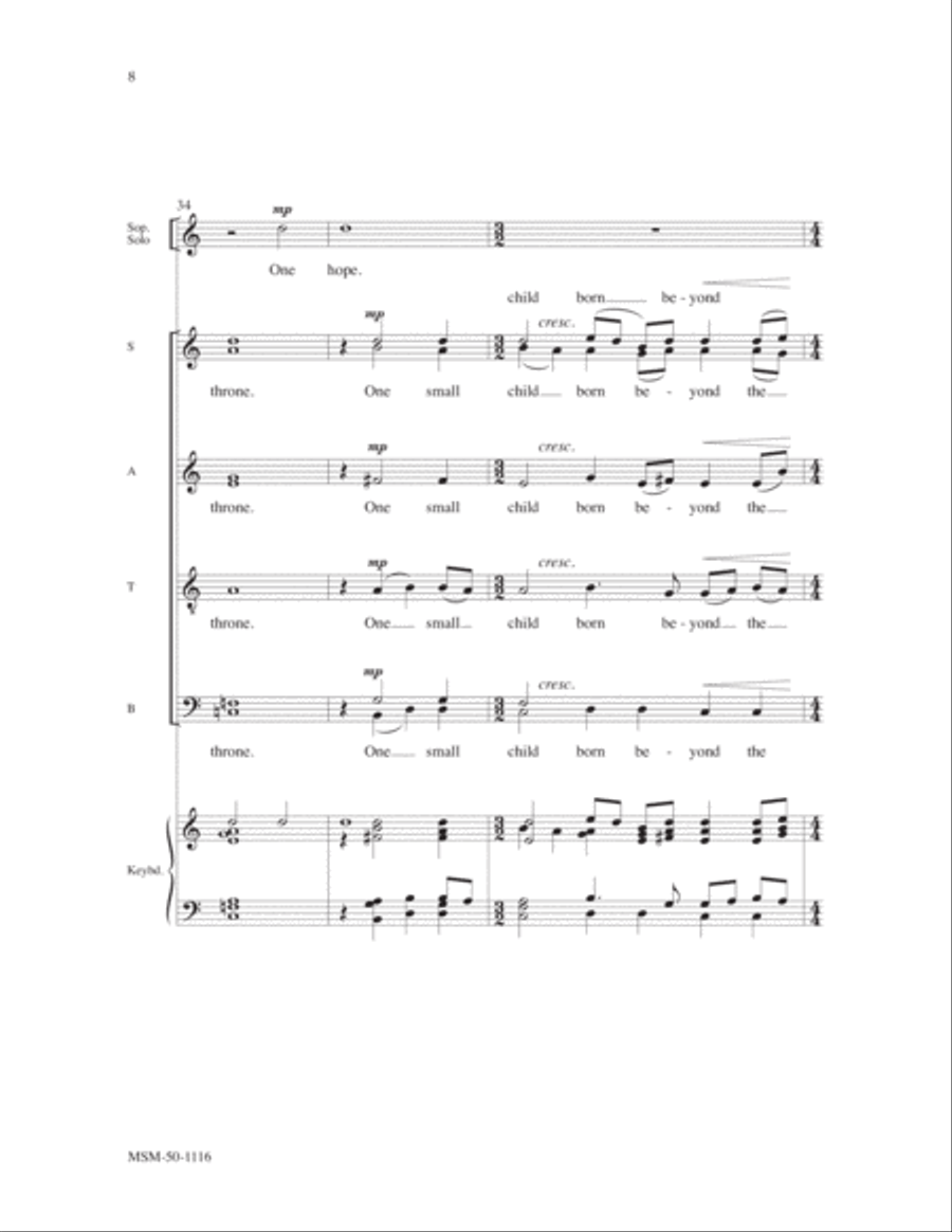 One Small Child Divisi scores gallery preview page 5