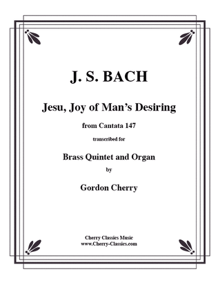 Book cover for Jesu Joy of Man's Desiring