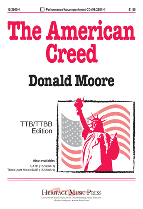 Book cover for The American Creed