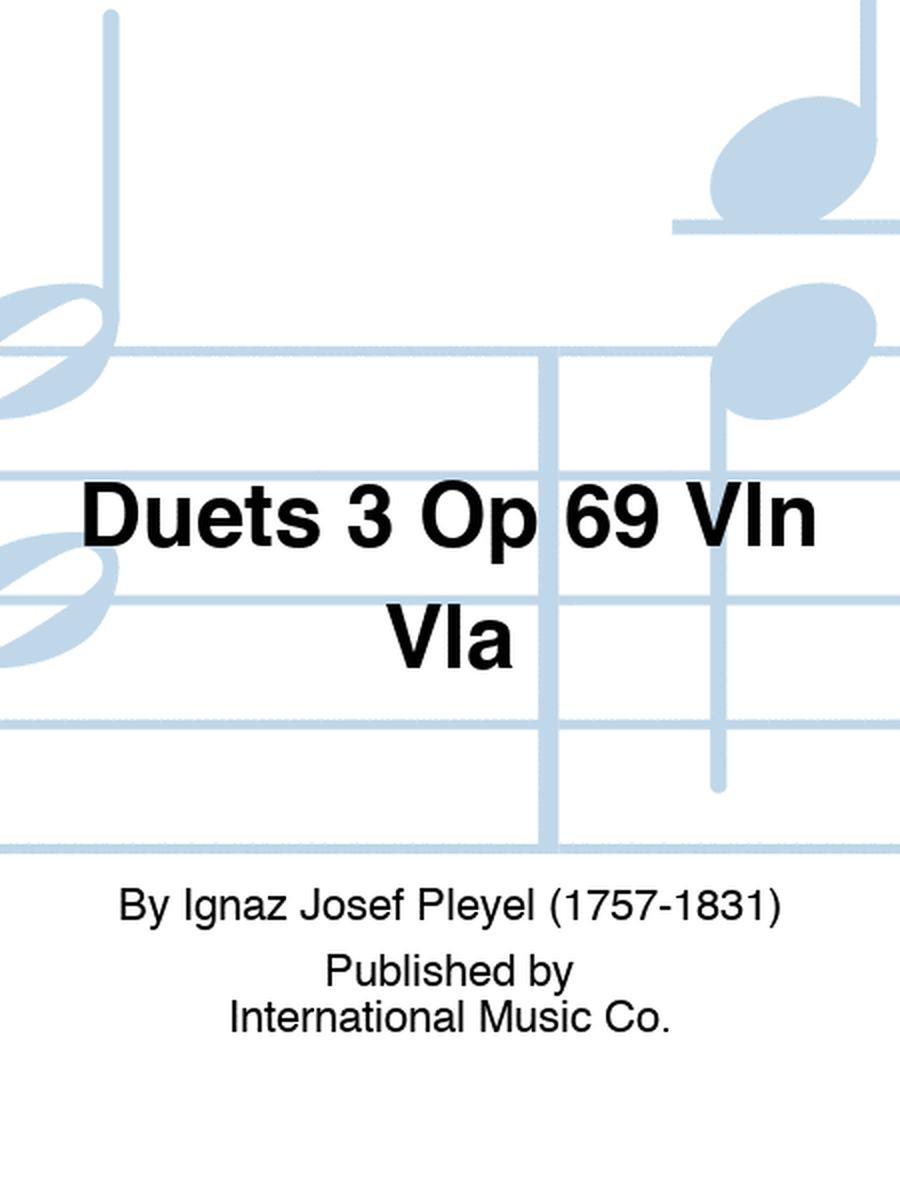 Duets 3 Op 69 Vln Vla